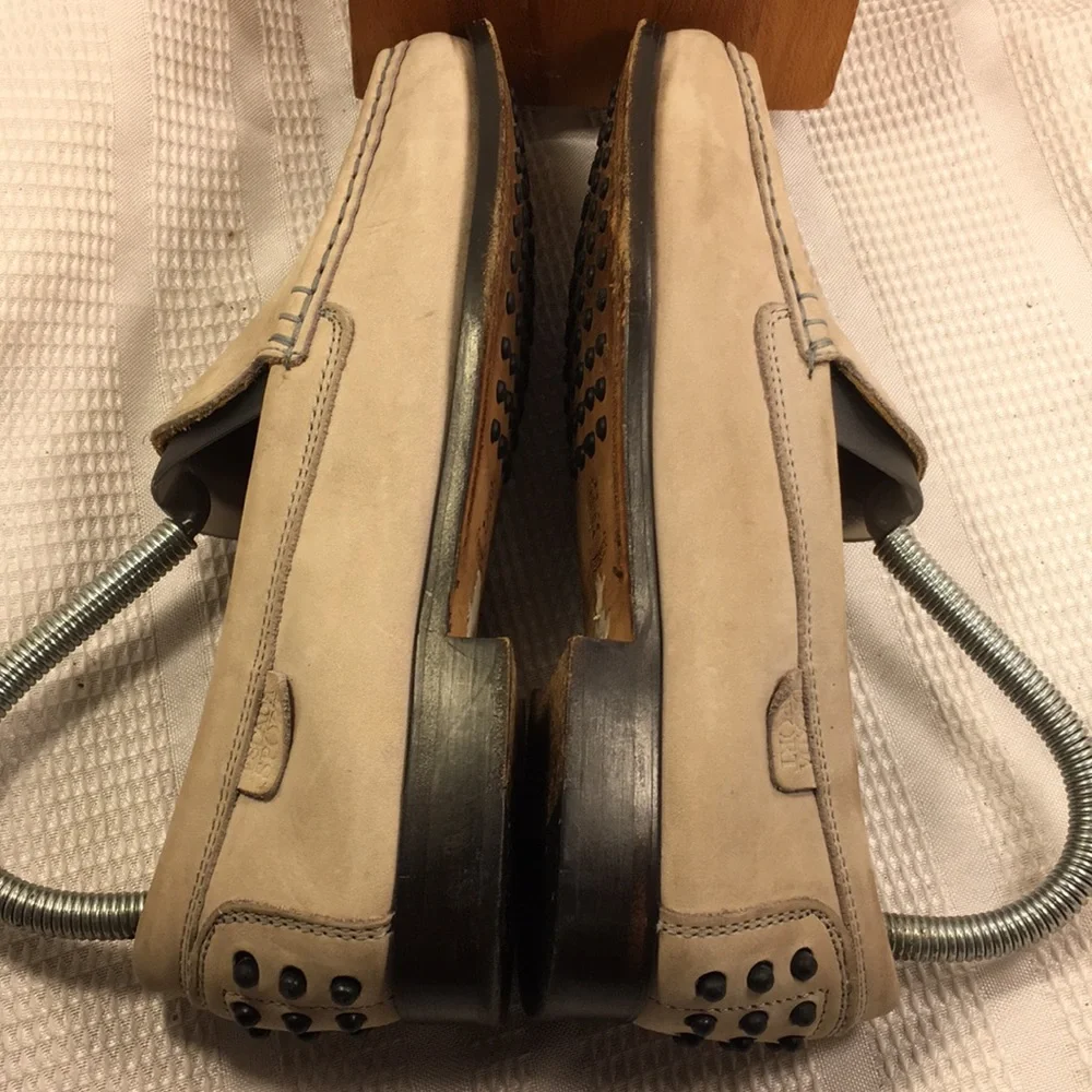 Escada sport leather made in Italy loafers classic